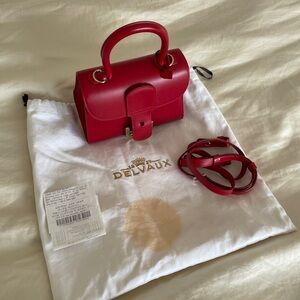 Delvaux Brilliant Red Mini Bag